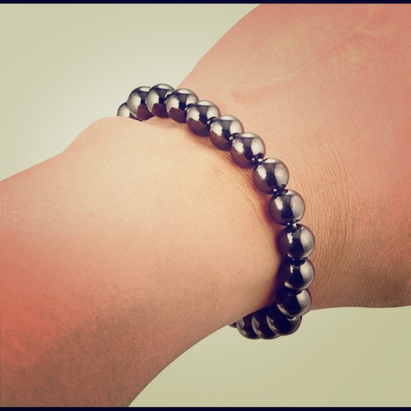 Hematite 8mm Bracelet Balance Memory Grounding - Picture 3 of 10